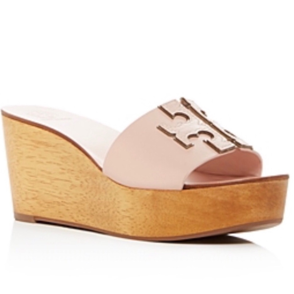 Tory Burch Ines Wedge Platform Slide 9 Sandals NWT